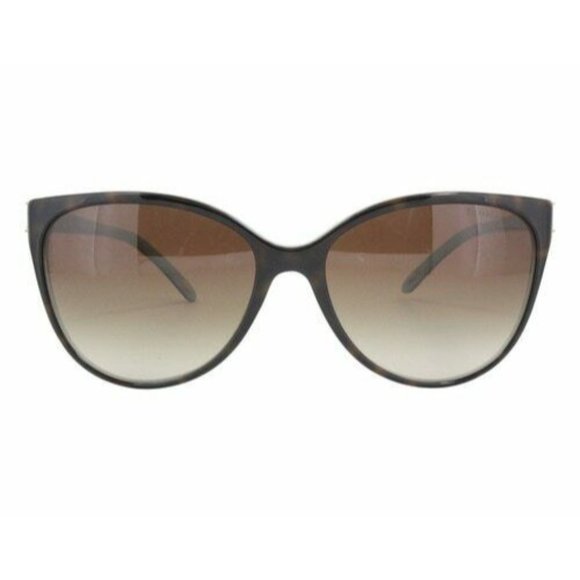 Tiffany & Co Havana Brown and Blue Cat Eye Sunglasses with Crystals 4089B - Picture 3 of 6